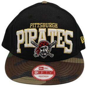 NWT Pittsburgh PIrates New Era 9Fifty 950 Camo Adjustable Snapback Cap Hat